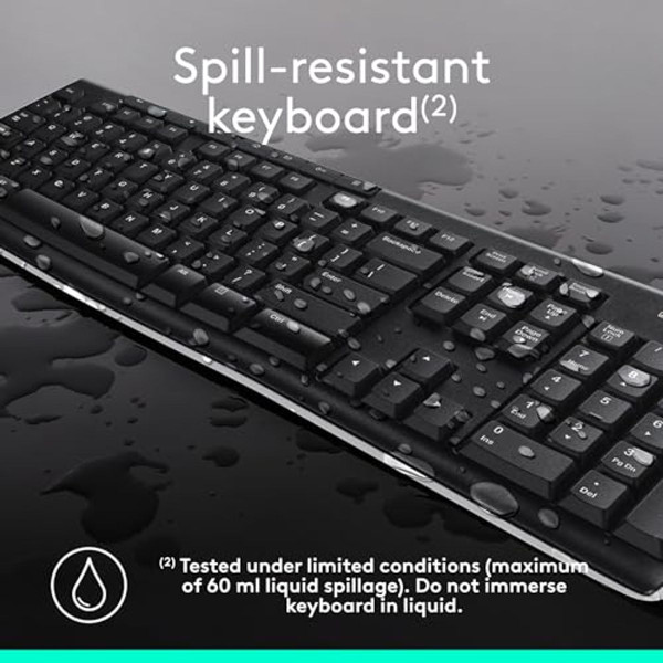 Logitech MK270 Wireless Keyboard & Mouse Combo, 920-008813 product image