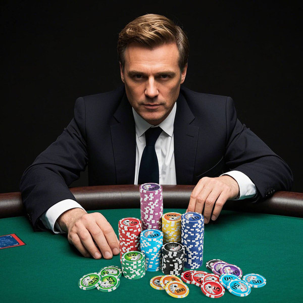 Texas Hold'em Poker Set with 600 Chips product image