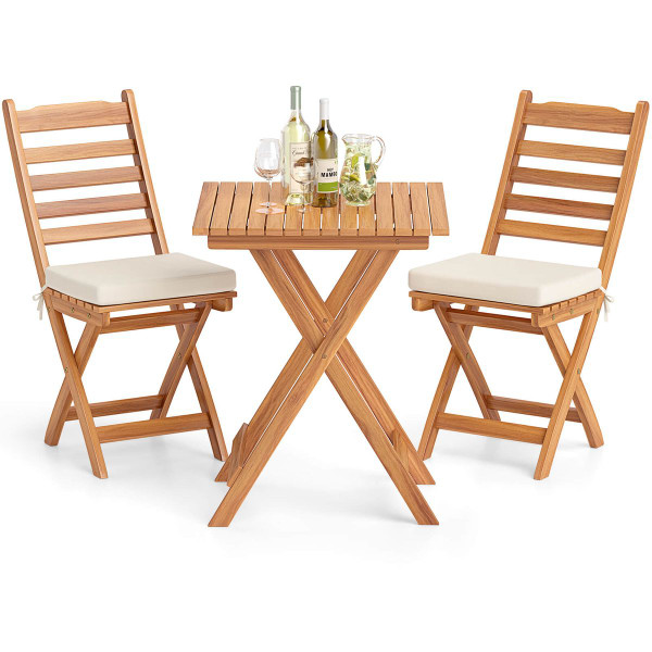 3-Piece Folding Outdoor Bistro Set  product image