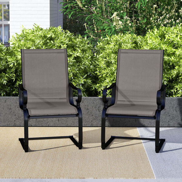 Outdoor C-Spring Motion Rocking Chairs (Set of 2) product image