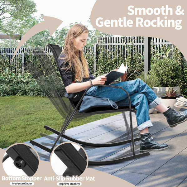 Outdoor Metal Patio Rocking Chair (2-Pack) product image
