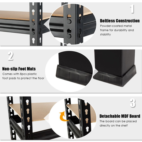 Metal 5-Tier  60'' Storage Shelving Unit product image