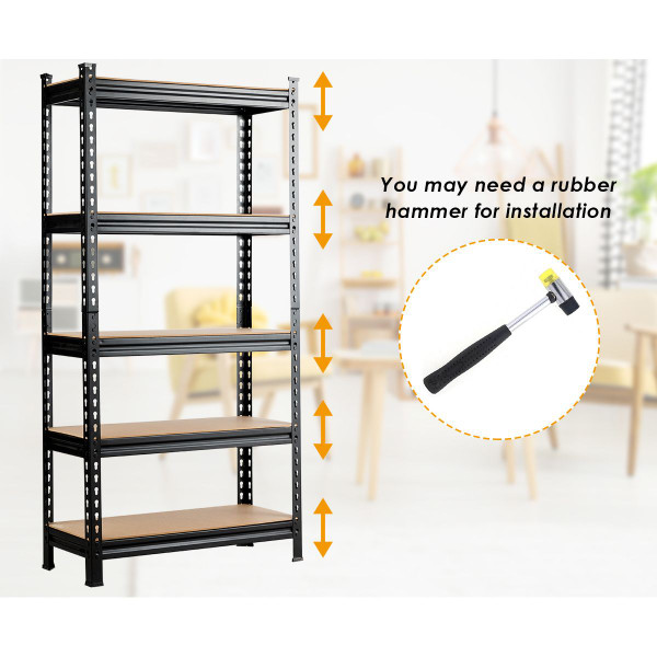 Metal 5-Tier  60'' Storage Shelving Unit product image