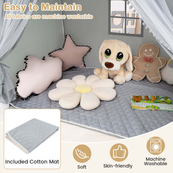Kids' Play Tent with Door and Curtain  product image
