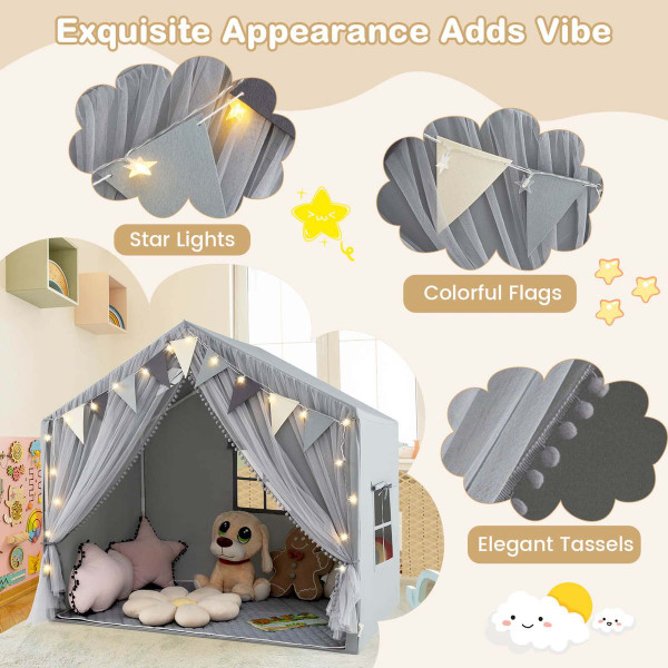 Kids' Play Tent with Door and Curtain  product image
