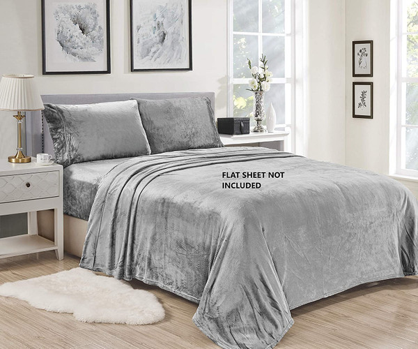 Noble House Lavana Microplush Fitted Sheet/Pillowcase Set product image