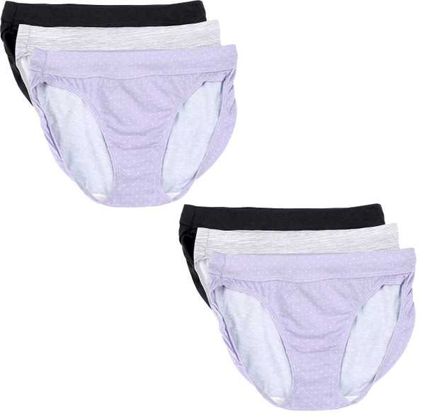 Ultra Soft Cotton Modal Bikini Panties (6-Pack) product image