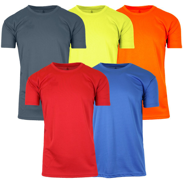 Men's Moisture-Wicking Wrinkle-Free Performance Tee (3 to 5-Pack) product image