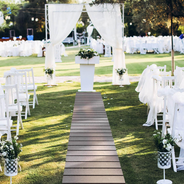 8 ft Outdoor Pathway with HDPE Frame product image