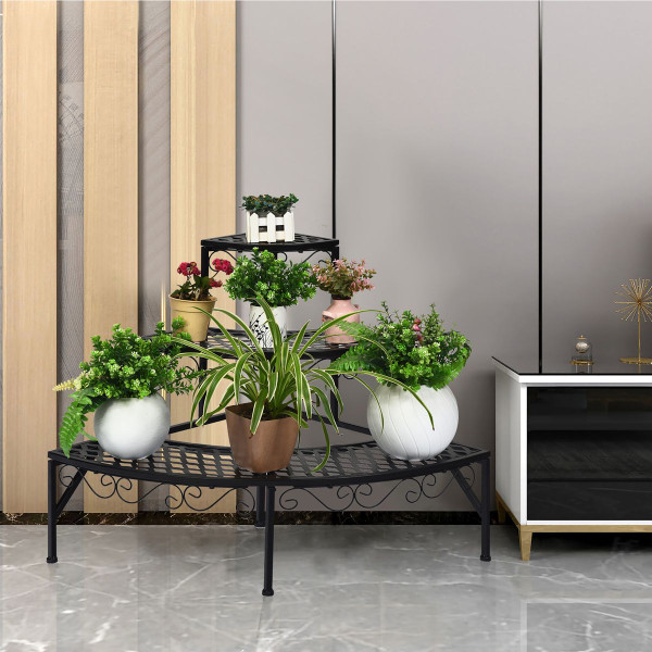 Metal 3-Tier Corner Plant Stand product image