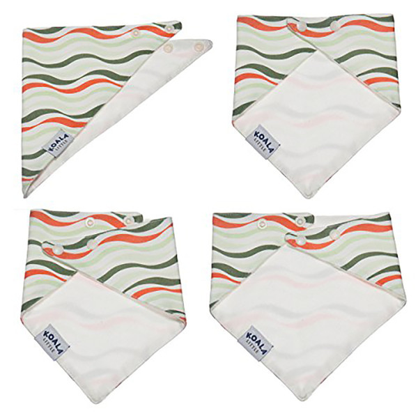 Little Baby Bandana Drool Bibs for Toddlers (Set of 12) + Bonus Car Seat Cover product image