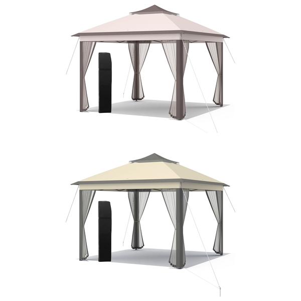 11 x 11-Foot 2-Tier Pop-up Canopy with Carrying Bag product image