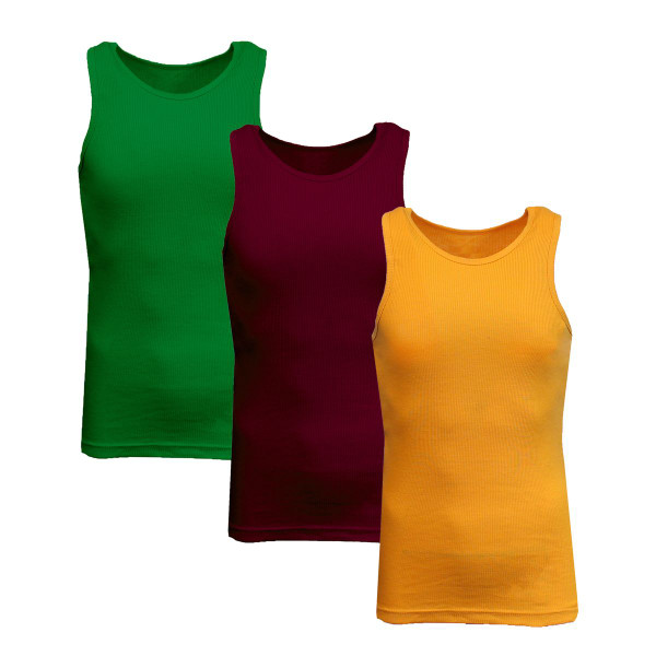 Men's Heavyweight Ribbed Tank Top (3-Pack) product image