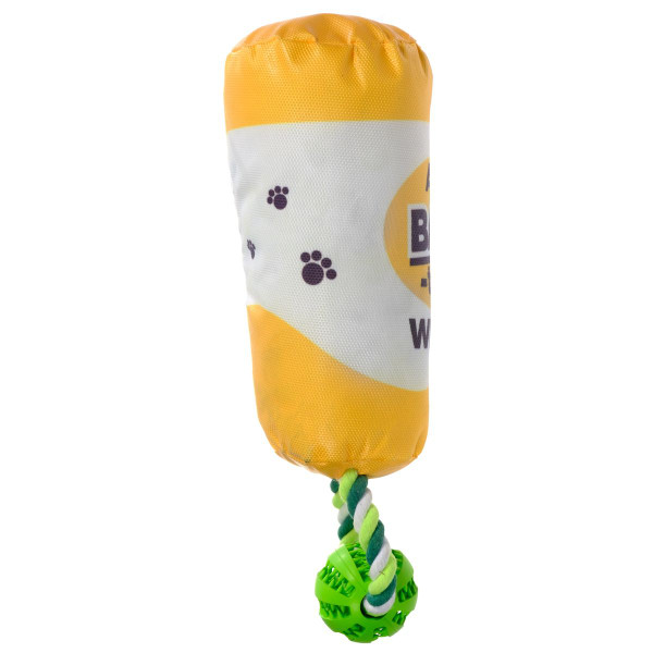 14-Inch Durable Soft Plush Squeaky Rope Dog Toy product image