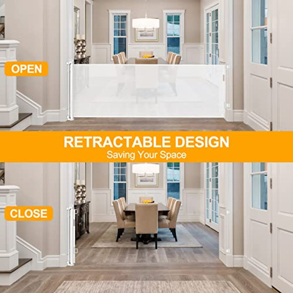 100" Extra Wide Retractable Baby Gates product image