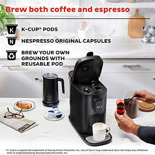 Instant Pot Pod - 3-in-1 Espresso, K-Cup Pod and Ground Coffee Maker product image