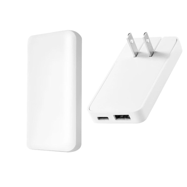Ultra-Slim 30W USB-C & USB-A Dual-Port Fast Charger (2-Pack) product image