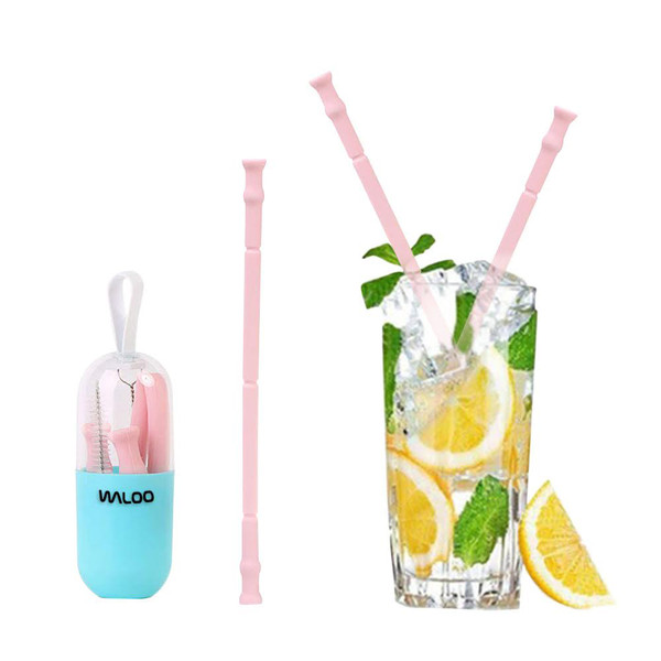 Foldable Silicone Drinking Straw product image