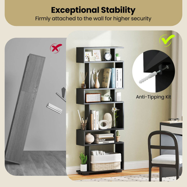 6-Tier Open Bookshelf  product image