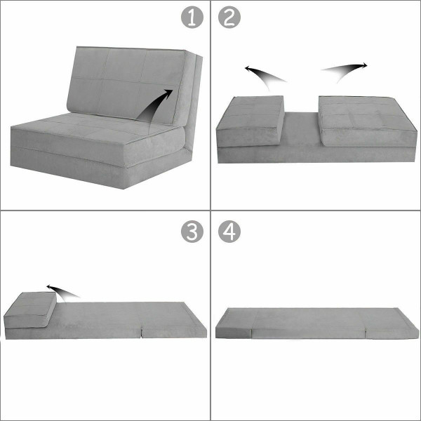 Convertible Lounger Folding Sofa Sleeper Bed product image