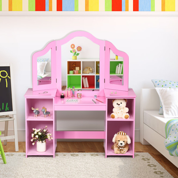 Kids Tri- Folding Vanity Table product image