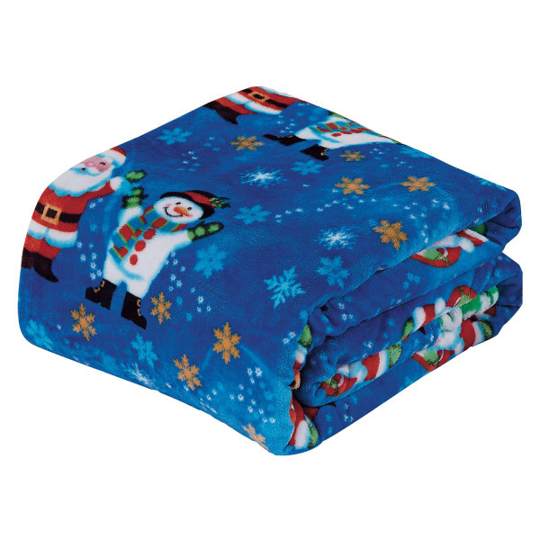 50 x 60-Inch Microplush Holiday Throw Blanket (7 Fun Styles) product image