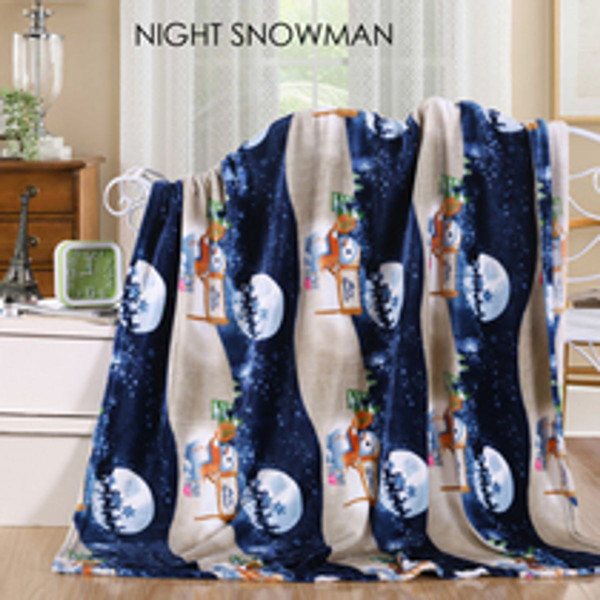50 x 60-Inch Microplush Holiday Throw Blanket (7 Fun Styles) product image