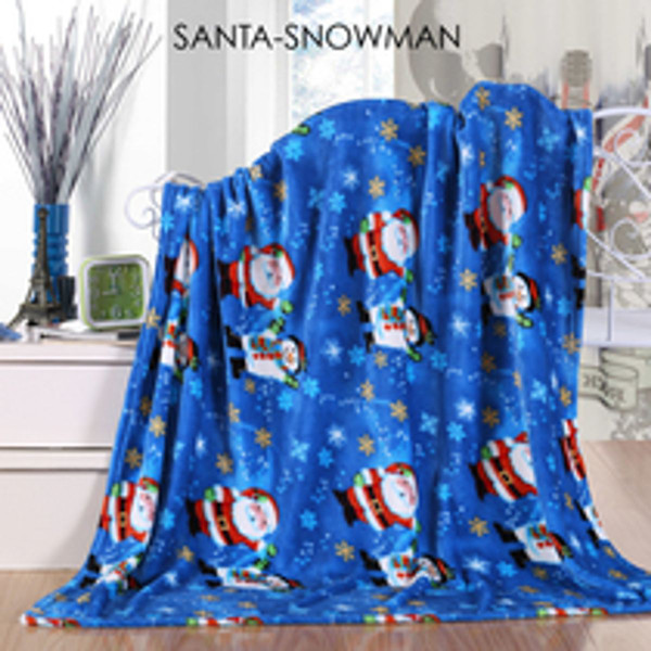 50 x 60-Inch Microplush Holiday Throw Blanket (7 Fun Styles) product image
