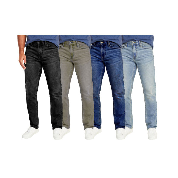 Men's Flex Stretch Slim Straight Jeans with 31-Inch Inseam product image