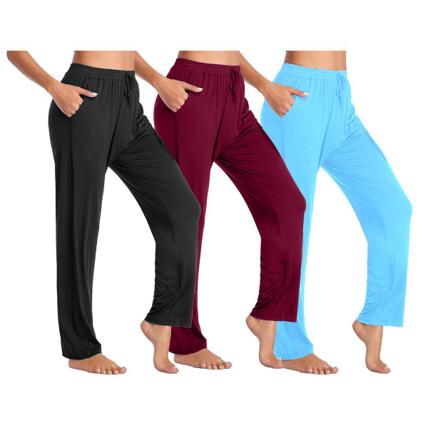  Women's Loose Fit Lounge Pants (3-Pack) product image