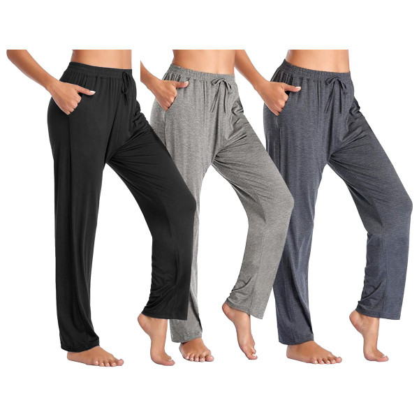  Women's Loose Fit Lounge Pants (3-Pack) product image