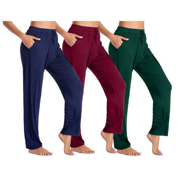  Women's Loose Fit Lounge Pants (3-Pack) product image