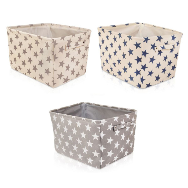 Canvas Storage Basket Organizer with Handles product image