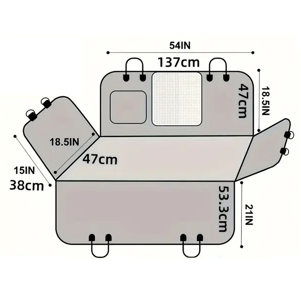 Bella & Max Backseat Cover Pet Hammock product image