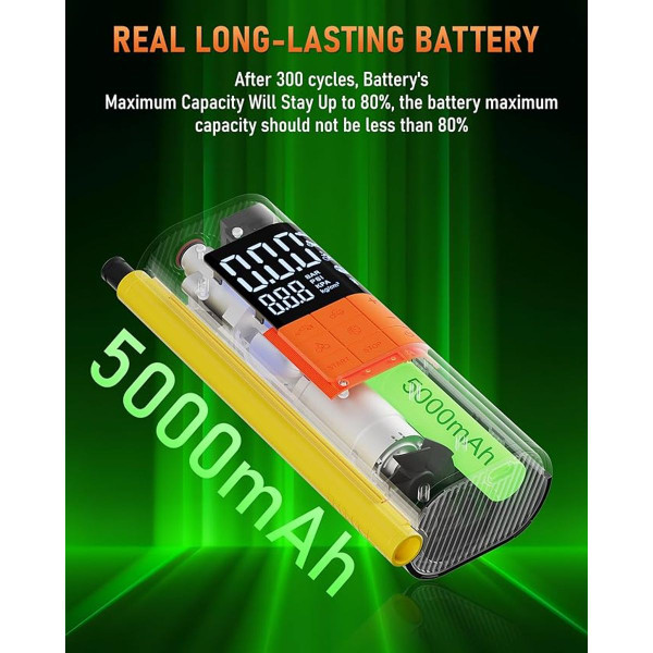 Cordless Rechargeable Tire Inflator with Digital Pressure Gauge product image