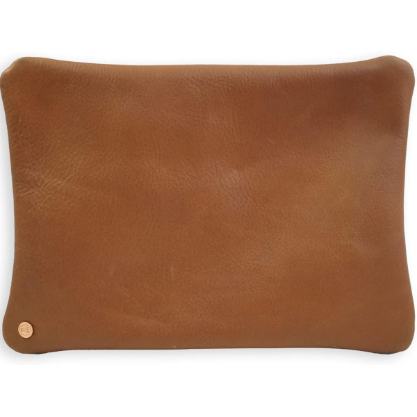 Large Soft Genuine Leather Toiletry/Dopp Kit with Diagonal Zipper product image