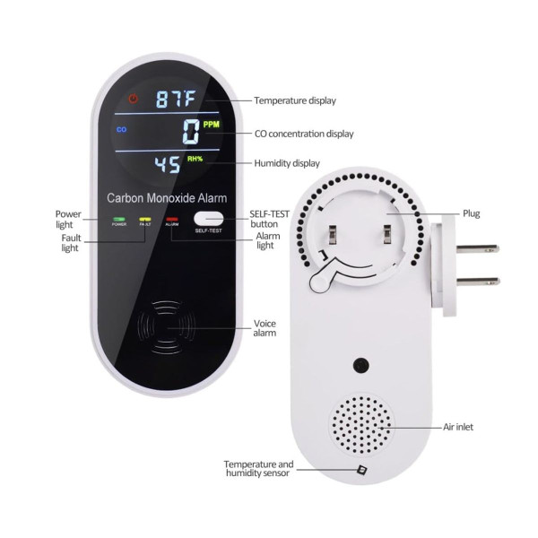 3-in-1 Carbon Monoxide Detector product image