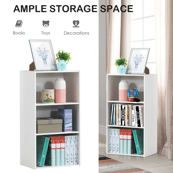 3-Tier Open Storage Display Cabinet product image