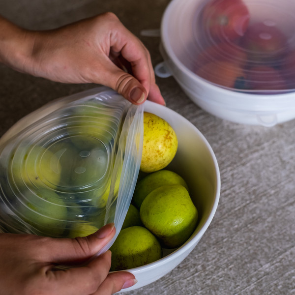 Reusable Silicone Stretch Container Cover (12-Pack) product image