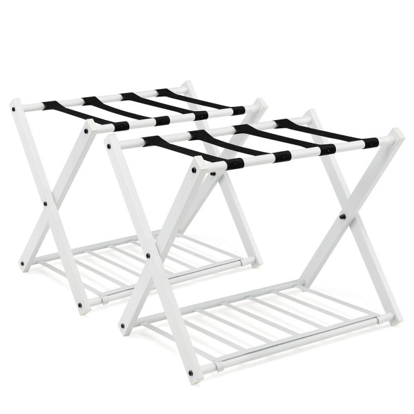 Folding Metal Luggage Rack (2- or 4-Pack) product image