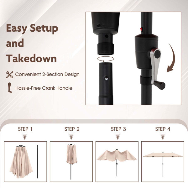13-Foot Large Patio Umbrella product image