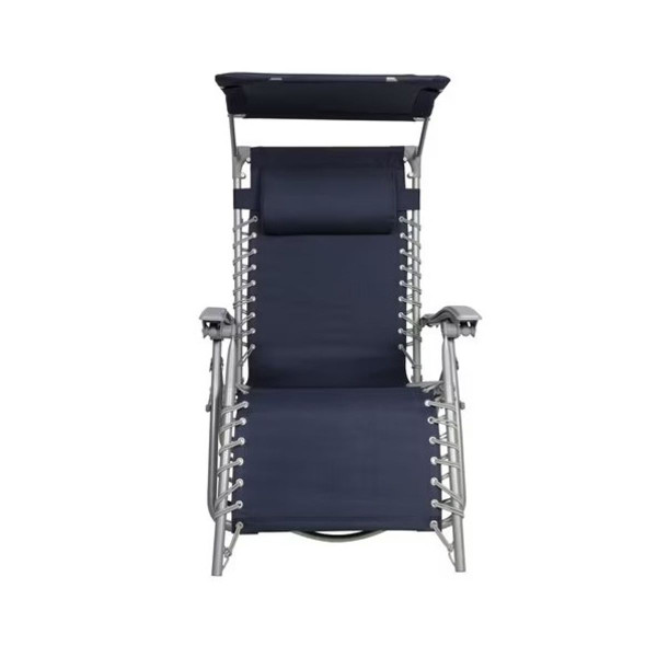 26" Gravity Free Beach Chair with Adjustable Canopy product image