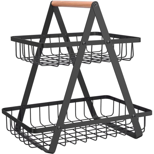 2-Tier Countertop Fruit Basket (1- or 2-Pack) product image