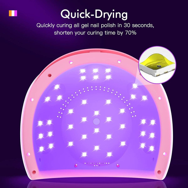 82W Fast Curing Gel Nail Polish UV Nail Lamp product image