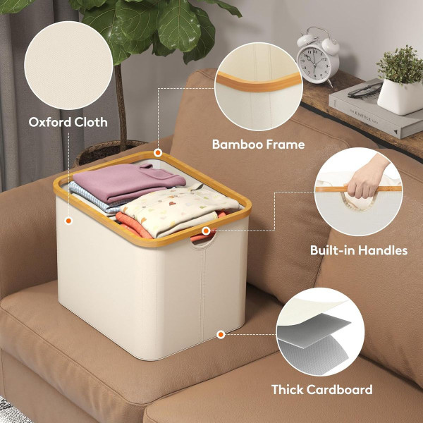42L Foldable Storage Hamper (2-Pack) product image
