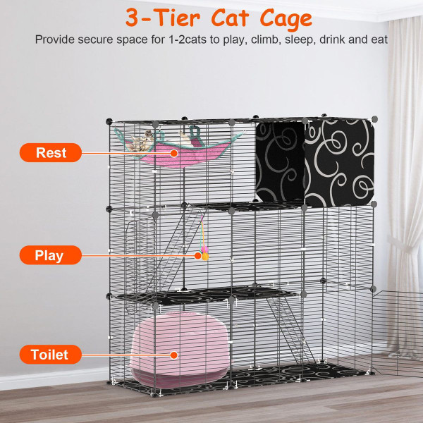 3-Tier Small Pet Enclosure product image