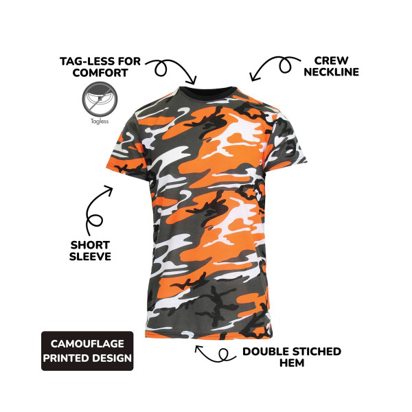 Men's Camo Print Short Sleeve T-Shirt product image