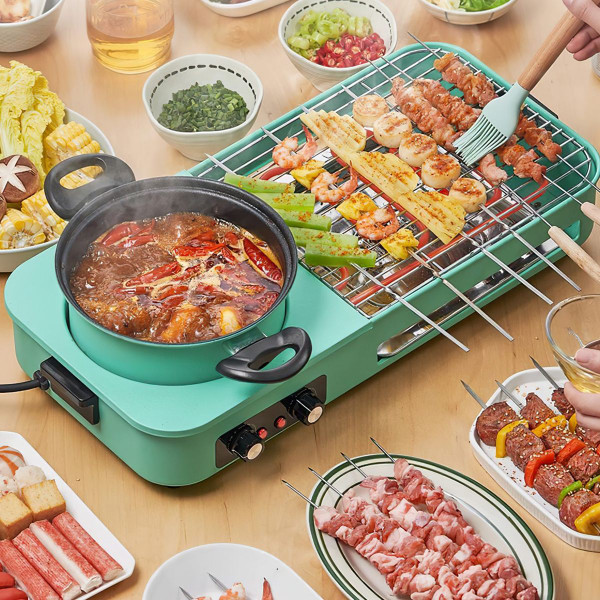 3-in-1 Electric Hot Pot with Grill product image