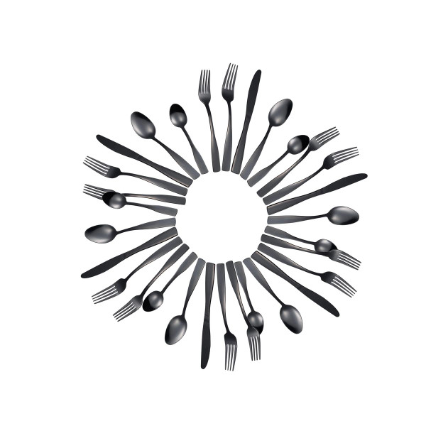 40-Piece Stainless Steel Flatware Silverware (Set of 8) product image