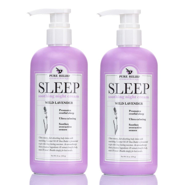 Pure Relief Wild Lavender Sleep Night Cream, 16 oz. (2-Pack) product image